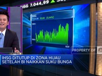 Market Focus: Bunga Acuan BI Naik 50 Bps, IHSG Ditutup Hijau