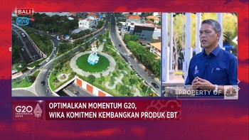 Optimalkan Momentum G20, WIKA Komitmen Kembangkan Produk EBT