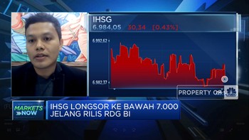 Video: Nantikan RILIS RDG BI, IHSG Longsor Ke Bawah 7.000