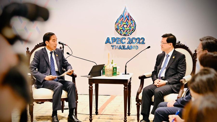 Bertemu Chief Executive Hong Kong, Presiden Bahas Isu Perdagangan dan Investasi, serta Perlindungan WNI. (Foto: Laily Rachev - Biro Pers Sekretariat Presiden)