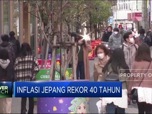 Inflasi Jepang Rekor 40 Tahun, Era Bunga Rendah Berakhir?