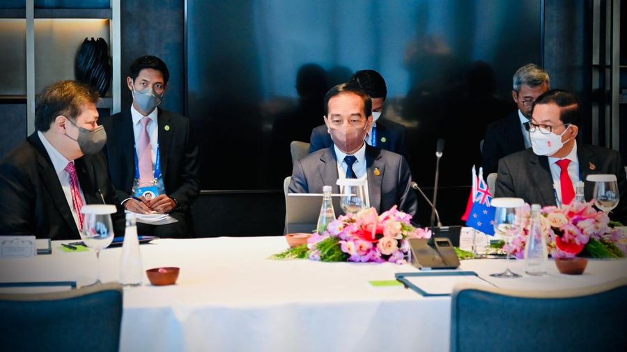 Presiden Jokowi Lakukan Pertemuan Bilateral dengan PM Selandia Baru. (Laily Rachev - Biro Pers Sekretariat Presiden)