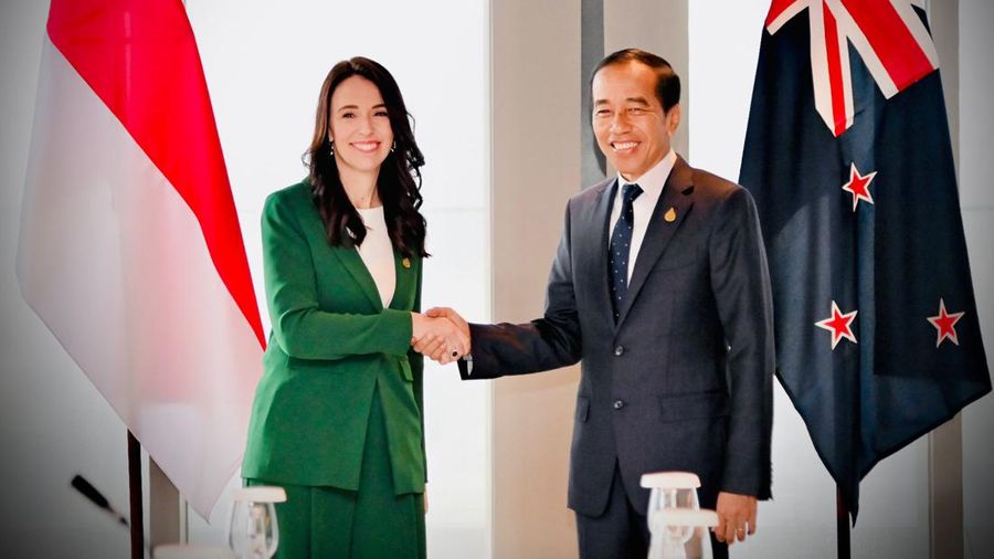 Presiden Jokowi Lakukan Pertemuan Bilateral dengan PM Selandia Baru. (Laily Rachev - Biro Pers Sekretariat Presiden)