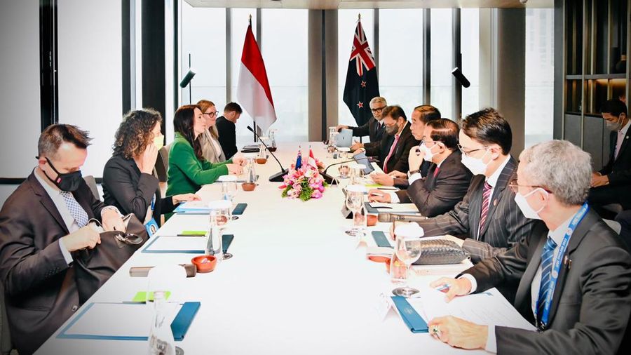 Presiden Jokowi Lakukan Pertemuan Bilateral dengan PM Selandia Baru. (Laily Rachev - Biro Pers Sekretariat Presiden)