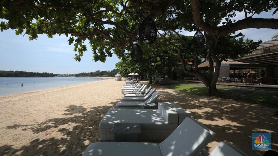 Sektor pariwisata di Bali utamanya perhotelan di Nusa Dua, kelimpahan cuan karena Konferensi Tingkat Tinggi (KTT) G20. (CNBC Indonesia/Tri Susilo)