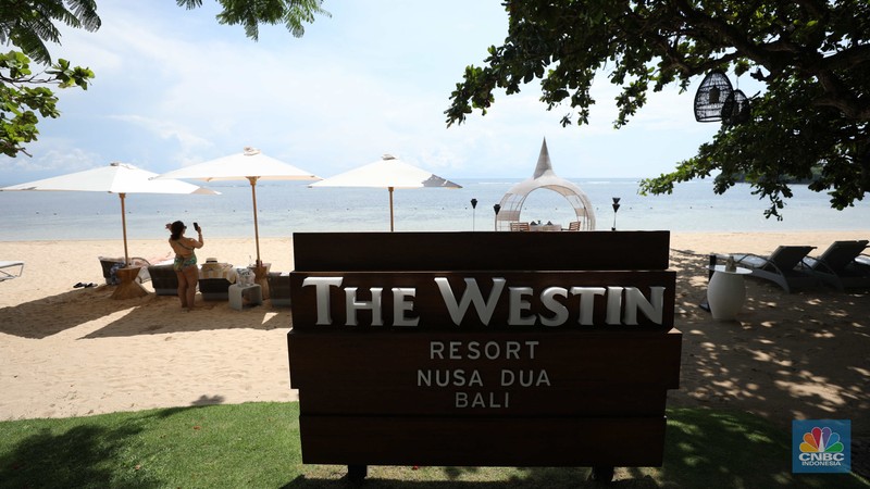 Sektor pariwisata di Bali utamanya perhotelan di Nusa Dua, kelimpahan cuan karena Konferensi Tingkat Tinggi (KTT) G20. Sektor pariwisata di Bali utamanya perhotelan di Nusa Dua, kelimpahan cuan karena Konferensi Tingkat Tinggi (KTT) G20. (CNBC Indonesia/Tri Susilo)