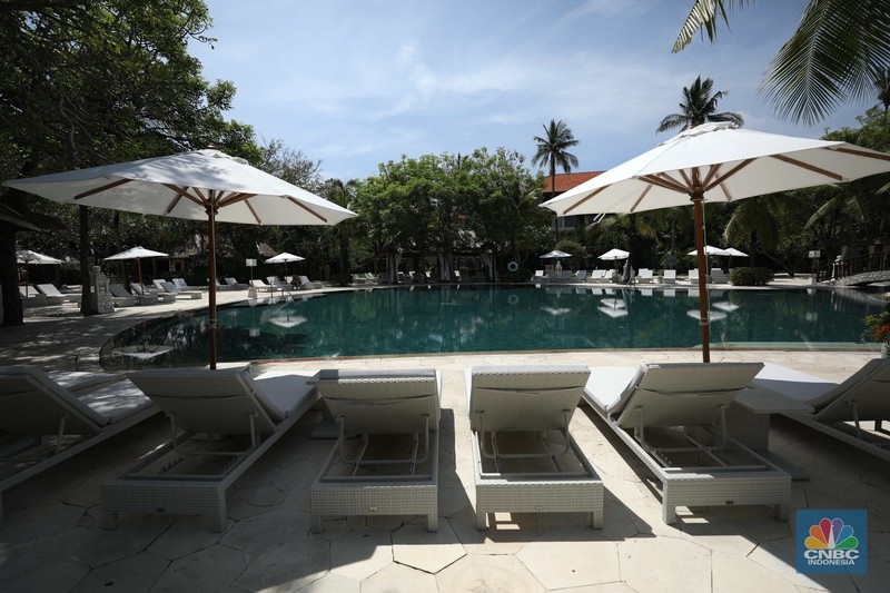 Sektor pariwisata di Bali utamanya perhotelan di Nusa Dua, kelimpahan cuan karena Konferensi Tingkat Tinggi (KTT) G20. (CNBC Indonesia/Tri Susilo)