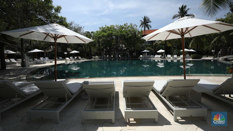 Sektor pariwisata di Bali utamanya perhotelan di Nusa Dua, kelimpahan cuan karena Konferensi Tingkat Tinggi (KTT) G20. (CNBC Indonesia/Tri Susilo)