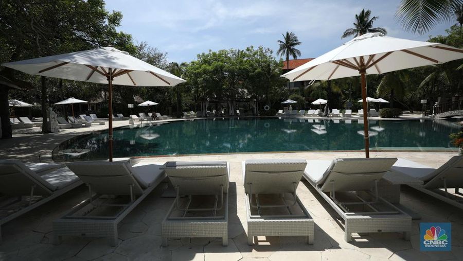 Sektor pariwisata di Bali utamanya perhotelan di Nusa Dua, kelimpahan cuan karena Konferensi Tingkat Tinggi (KTT) G20. (CNBC Indonesia/Tri Susilo)