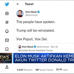 Video: Akun Twiter Donald Trump Aktif Lagi, Kok Bisa?