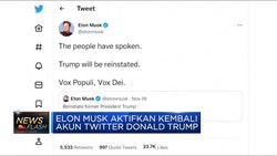 Video: Akun Twiter Donald Trump Aktif Lagi, Kok Bisa?
