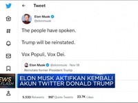 Video: Akun Twiter Donald Trump Aktif Lagi, Kok Bisa?