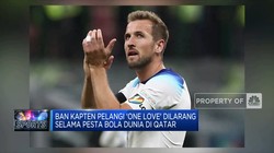 Ban Kapten Pelangi 'One Love' Dilarang