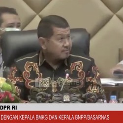 Gedung DPR Bergetar! Rapat Komisi V Bersama BMKG Diskors