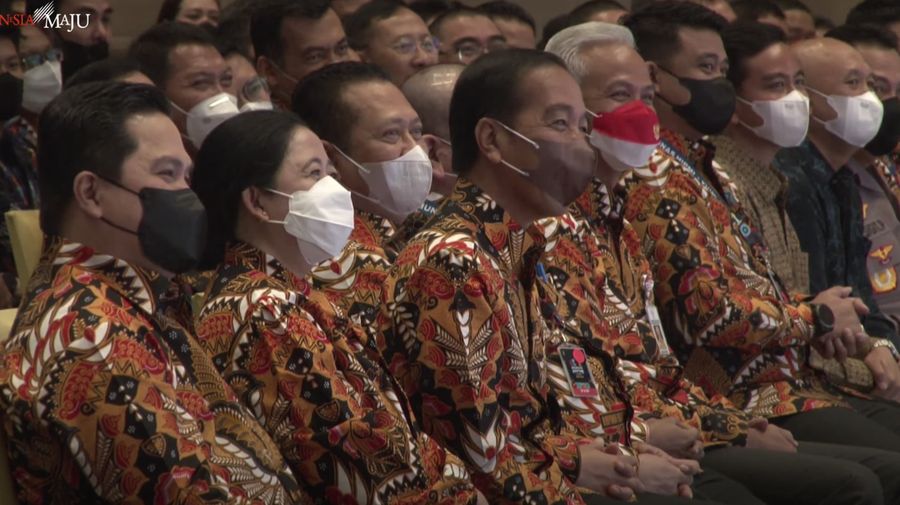 Musyawarah Nasional ke-17 HIPMI, Surakarta, 21 November 2022. (Tangkapan layar Youtube Sekretariat Presiden RI)