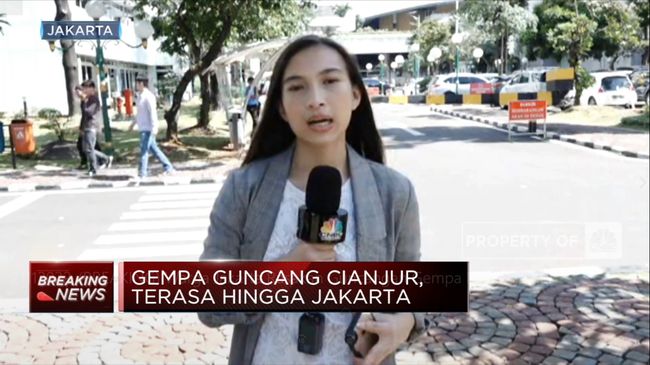 Video Warga Jakarta Rasakan Guncangan Gempa M5 6 Cianjur