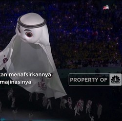 La'eeb Maskot Gemoy Pesta Bola Dunia 2022