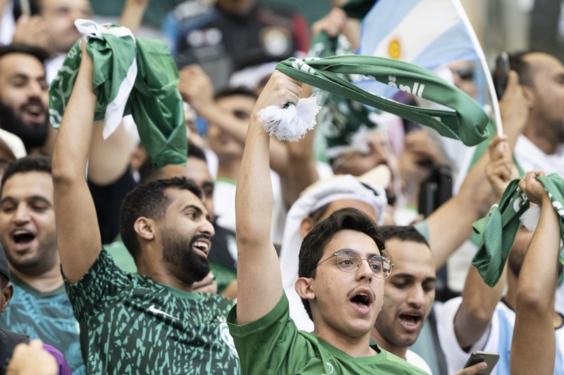 Lionel Messi dari Argentina selama pertandingan Piala Dunia FIFA Qatar 2022 Grup C antara Argentina dan Arab Saudi di Stadion Lusail pada 22 November 2022 di Lusail City, Qatar. Lionel Messi dari Argentina selama pertandingan Piala Dunia FIFA Qatar 2022 Grup C antara Argentina dan Arab Saudi di Stadion Lusail pada 22 November 2022 di Lusail City, Qatar. (Photo by Richard Sellers/Getty Images)