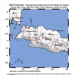 Gempa Susulan Masih Guncang Cianjur