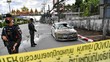 Penampakan Ledakan Bom Mobil di Kompleks Polisi Thailand