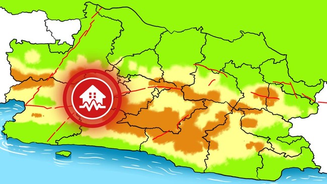 Sesar Aktif Potong Lapisan Tanah Termuda Terungkap, Lintasi Jawa Barat