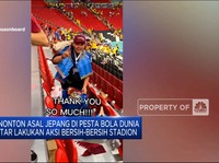 Tuai Pujian, Penonton Jepang Bersih-Bersih Stadion