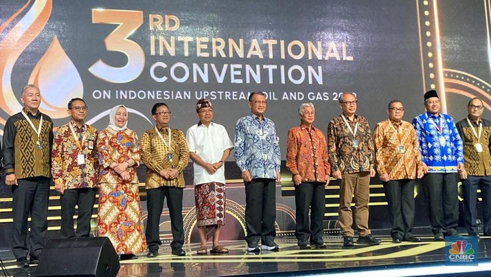 Acara Pembukaan IOG SKK Migas di Bali, Rabu (23/11/2022). (CNBC Indonesia/Verda Nano Setiawan)