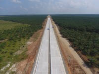 Proyek Tol Indrapura-Kisaran Diresmikan Presiden Jokowi