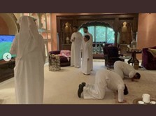 Viral, MBS Sujud Syukur Arab Menang Lawan Argentina