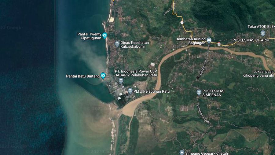 PLTU Pelabuhan Ratu berada di lintasan Sesar Cimandiri, patahan aktif yang sering memicu gempa di Jabar