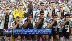 Video: Ban Kapten Pelangi Dilarang, Timnas Jerman Tutup Mulut