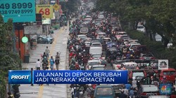 Video: Jalanan di Depok Berubah Jadi  'Neraka' Kemacetan