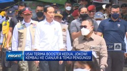 Video: Usai Terima Booster Kedua, Jokowi Kembali ke Cianjur