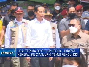 Video: Usai Terima Booster Kedua, Jokowi Kembali ke Cianjur