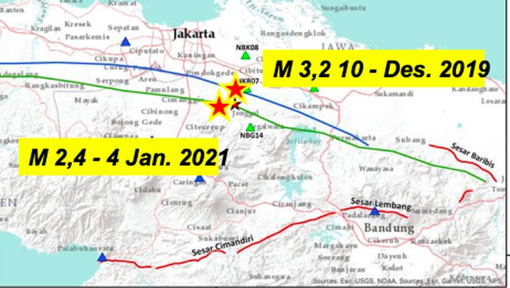 Gempa Jonggol dan Bekasi Gempa Jonggol dan Bekasi