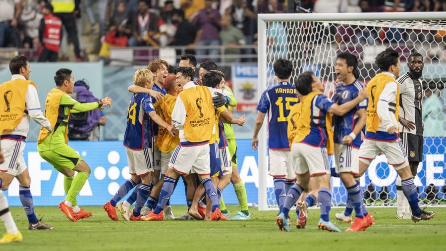 Jerman kalah 1-2 dari Jepang di laga pertama Piala Dunia 2022. (Getty Images/Brad Smith/ISI Photos)