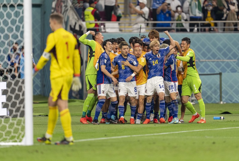 Jerman kalah 1-2 dari Jepang di laga pertama Piala Dunia 2022. (Getty Images/Brad Smith/ISI Photos)