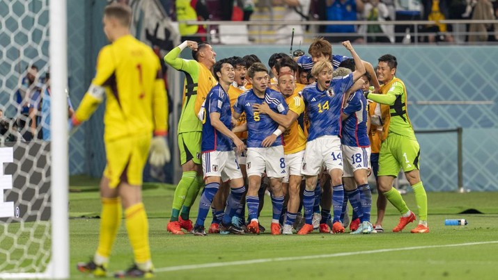 Jerman kalah 1-2 dari Jepang di laga pertama Piala Dunia 2022. (Getty Images/Brad Smith/ISI Photos) Jerman kalah 1-2 dari Jepang di laga pertama Piala Dunia 2022. (Getty Images/Brad Smith/ISI Photos)
