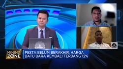Pesta Belum Berakhir, Harga Batu Bara Kembali Terbang 12%
