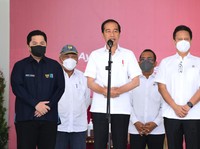 Erick Happy Jokowi Booster Kedua Pakai Vaksin Made In RI