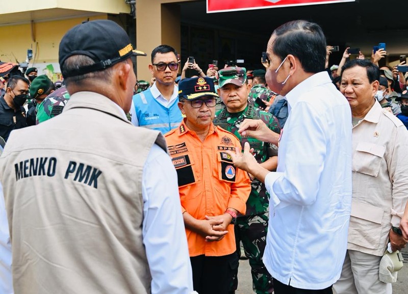 Presiden Joko Widodo mengunjungi Rumah Sakit Umum Daerah (RSUD) Sayang Cianjur, di Kabupaten Cianjur, Provinsi Jawa Barat, pada Kamis, (24/11/2022). (Foto: Laily Rachev - Biro Pers Sekretariat Presiden)