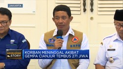 Update BNPB, Korban Meninggal Gempa Cianjur Tembus 271 Jiwa