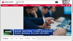 Video: Bank Sentral Turki Pangkas Suku Bunga Acuan 150 Bps