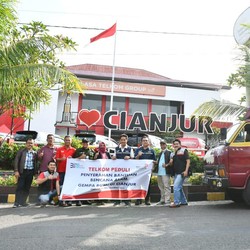 Telkom Siapkan 2 Posko Tanggap Bencana di Cianjur