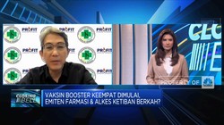 Gencar Vaksin Booster, Emiten Alkes & Farmasi Ketiban Berkah?