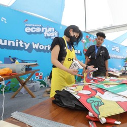 Peserta Pertamina Eco Run Antusias Ikuti Community Workshop