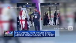 Video: FIFA Larang Fans Inggris Bawa Atribut Tentara Salib