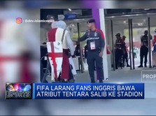 Video: FIFA Larang Fans Inggris Bawa Atribut Tentara Salib