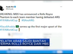Video: Kena PHP, Timnas Arab Saudi Gagal Dapat Rolls Royce