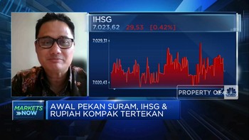 Awal Pekan Suram, IHSG & Rupiah Sesi II Kompak Tertekan